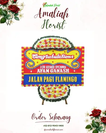 Sewa Papan Bunga Aji Jaya